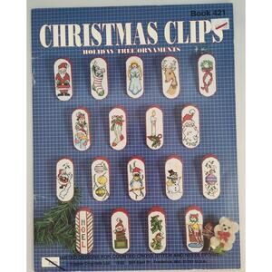 Kappie Originals Christmas Clips Ornaments Cross Stitch Patterns